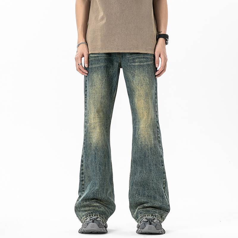 Unisex Classic Denim Jeans Loose Fit Daily Outdoor Wear - Image 1