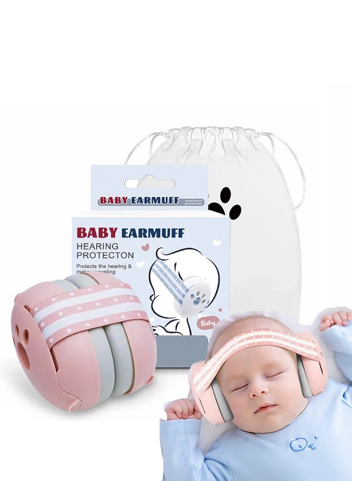 Baby Earmuffs,Baby Ear Protection, Earmuffs for Babies and Toddlers up to 36 Months, Noise Reduction Earmuffs - Comfortable Baby Headphones Against Hearing Damage & Improves Sleep - Image 1