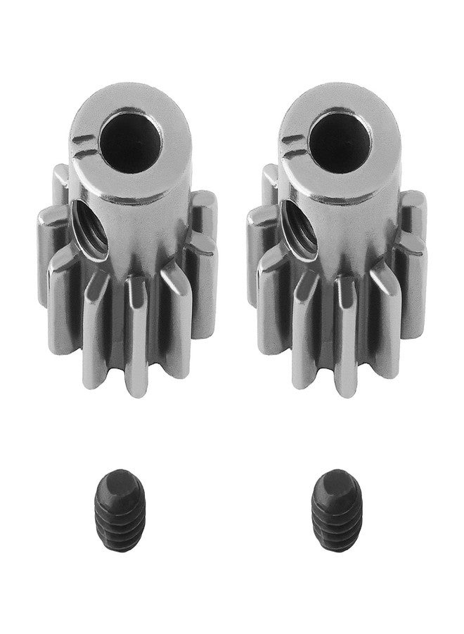 OTOTEC 2pcs 11T 0.8/32 Pitch Pinion Gear with Screw Compatible with Traxxa-s TRX4 TRX-4 TRX-6 Compatible with Slash 4x4 Compatible with Stampede 4x4 - Image 1