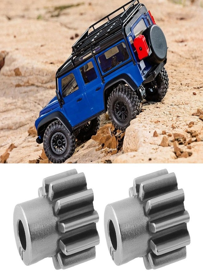 OTOTEC 2pcs 11T 0.8/32 Pitch Pinion Gear with Screw Compatible with Traxxa-s TRX4 TRX-4 TRX-6 Compatible with Slash 4x4 Compatible with Stampede 4x4 - Image 2