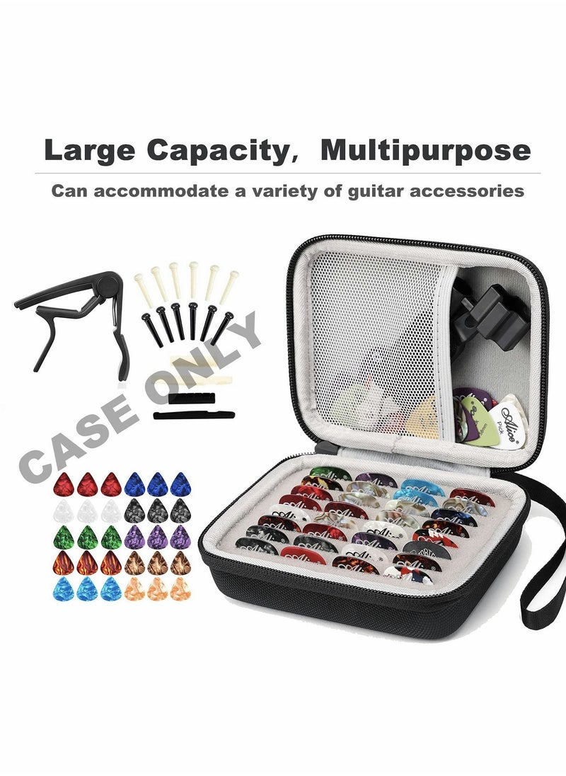 Y&D - Guitar Pick Holder Case Compatible for Fender, ChromaCast, D'Addario, JIM DUNLOP, Bolopick, Accessory Storage Pouch (black) - Image 1
