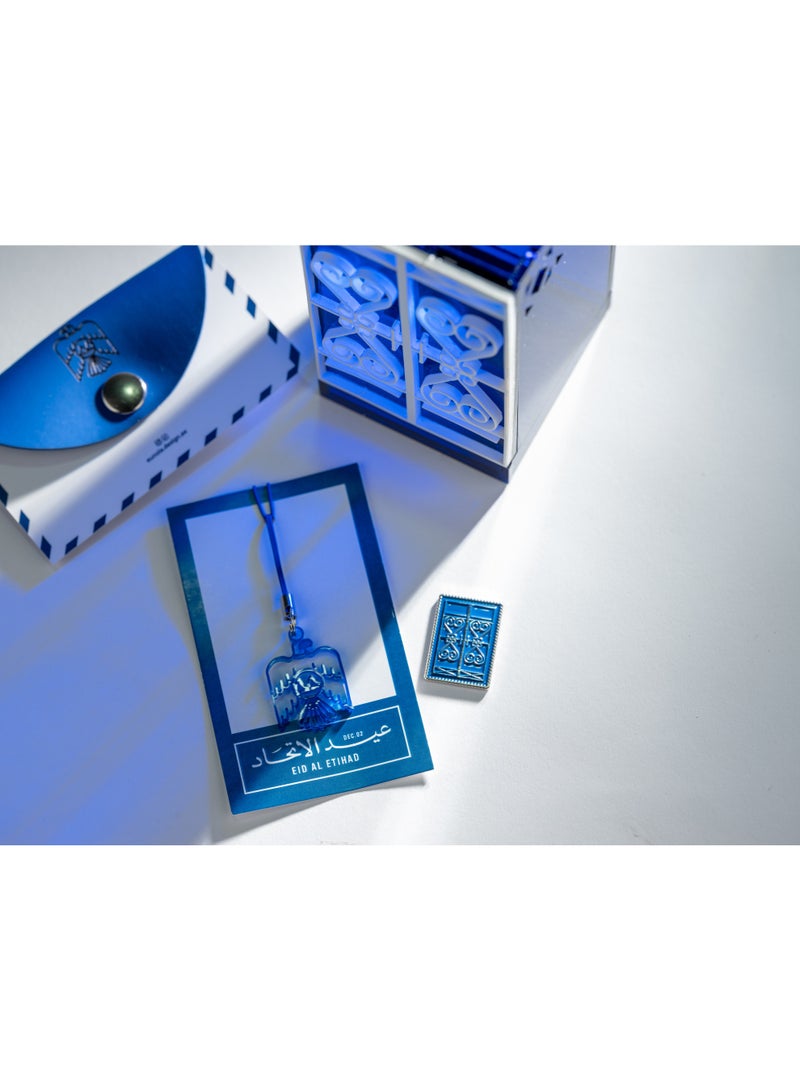 Eid Al Etihad United x Eunoia- Navy Dirwaza Set - Image 2