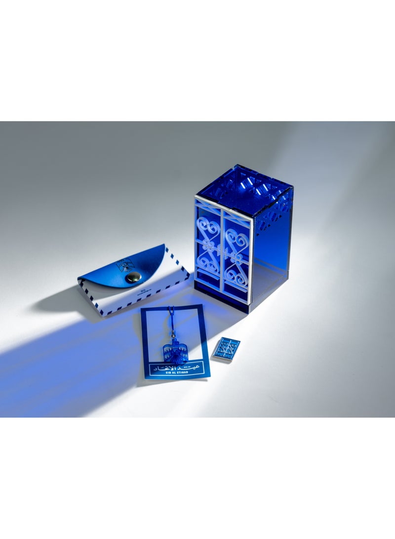 Eid Al Etihad United x Eunoia- Navy Dirwaza Set - Image 1