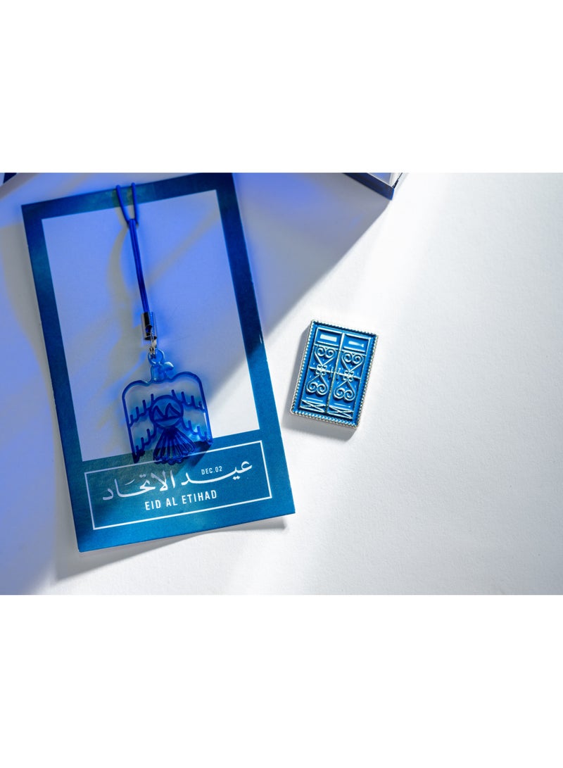 Eid Al Etihad United x Eunoia- Navy Dirwaza Set - Image 3