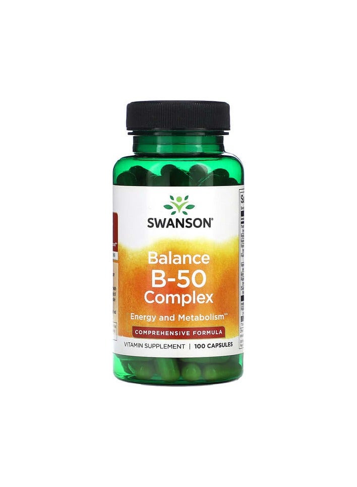 Balance B-50 Complex, 100 Capsules