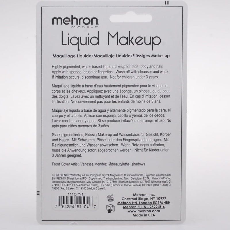 Mehron Makeup Liquid Makeup | Face Paint and Body Paint Perfect for Halloween, Cosplay I Air Brush Compatible (1 oz) - Image 2