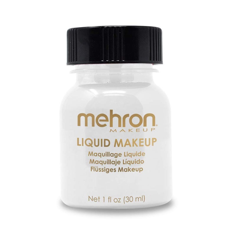 Mehron Makeup Liquid Makeup | Face Paint and Body Paint Perfect for Halloween, Cosplay I Air Brush Compatible (1 oz) - Image 1