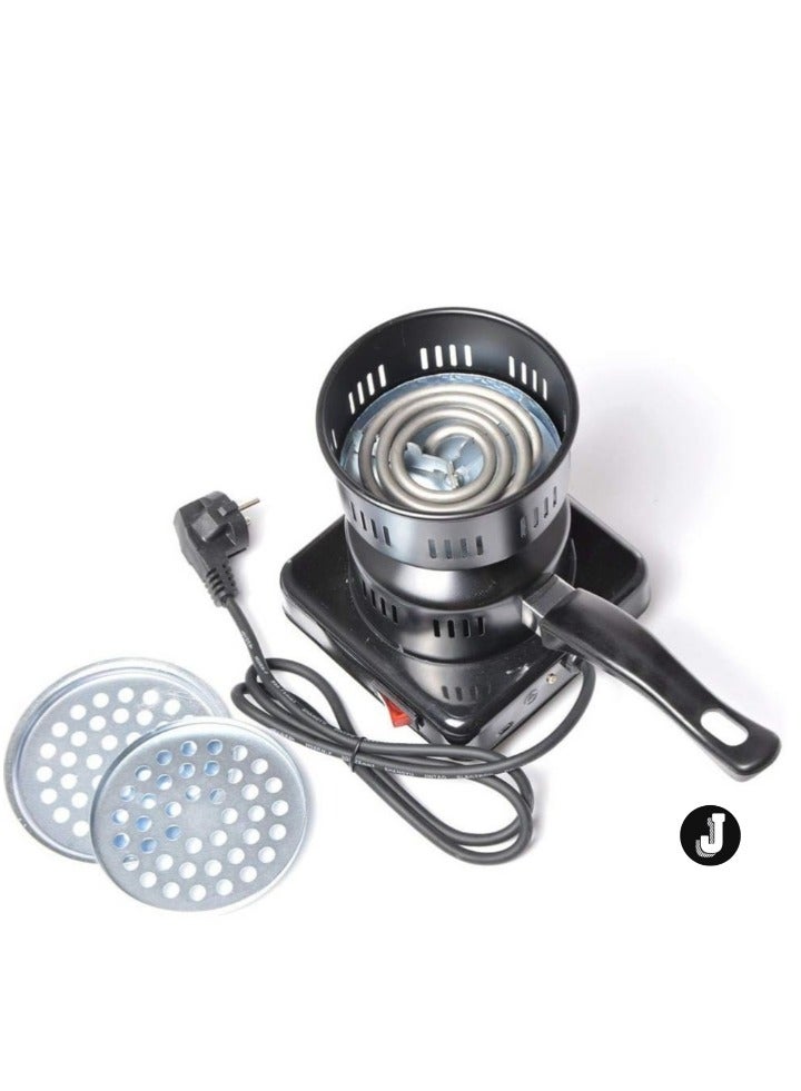 JAJEEK موقد الفحم الكهربائي متعدد الاستخدامات 2024 – سخان الفحم للشيشة مع تحكم ذكي في الحرارة وحماية من السخونة الزائدة (220 فولت) - Image 2