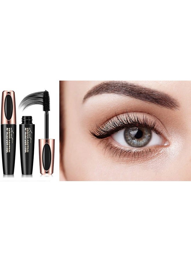 Secret Xpress Control - 4D Silk Fiber Lash Mascara Lengthening And Thick Long Lasting Waterproof & Smudgeproof All Day Exquisitely Full Long Thick Smudgeproof Eyelashes (2 Pack) - Image 1