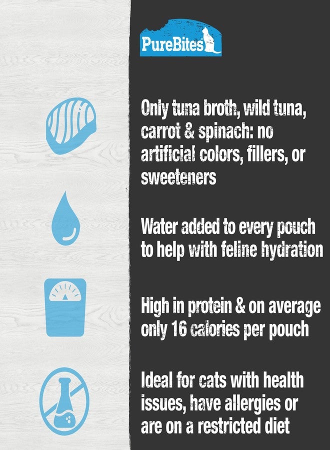 بيور بيتيس مرق تونة بيور بايتس للقطط، 4 مكونات فقط، عبوة من 18 قطعة - Image 5