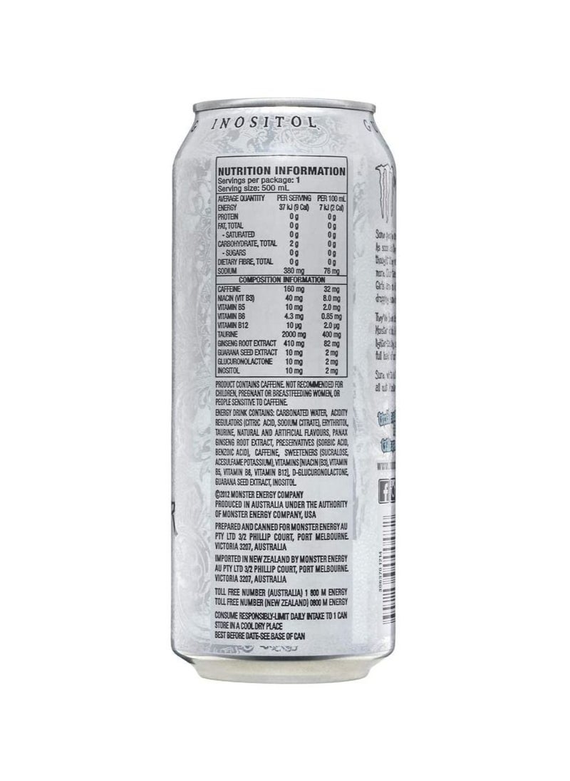 Monster Energy - Monster Energy Zero Ultra Energy Drink 500ml - Image 1