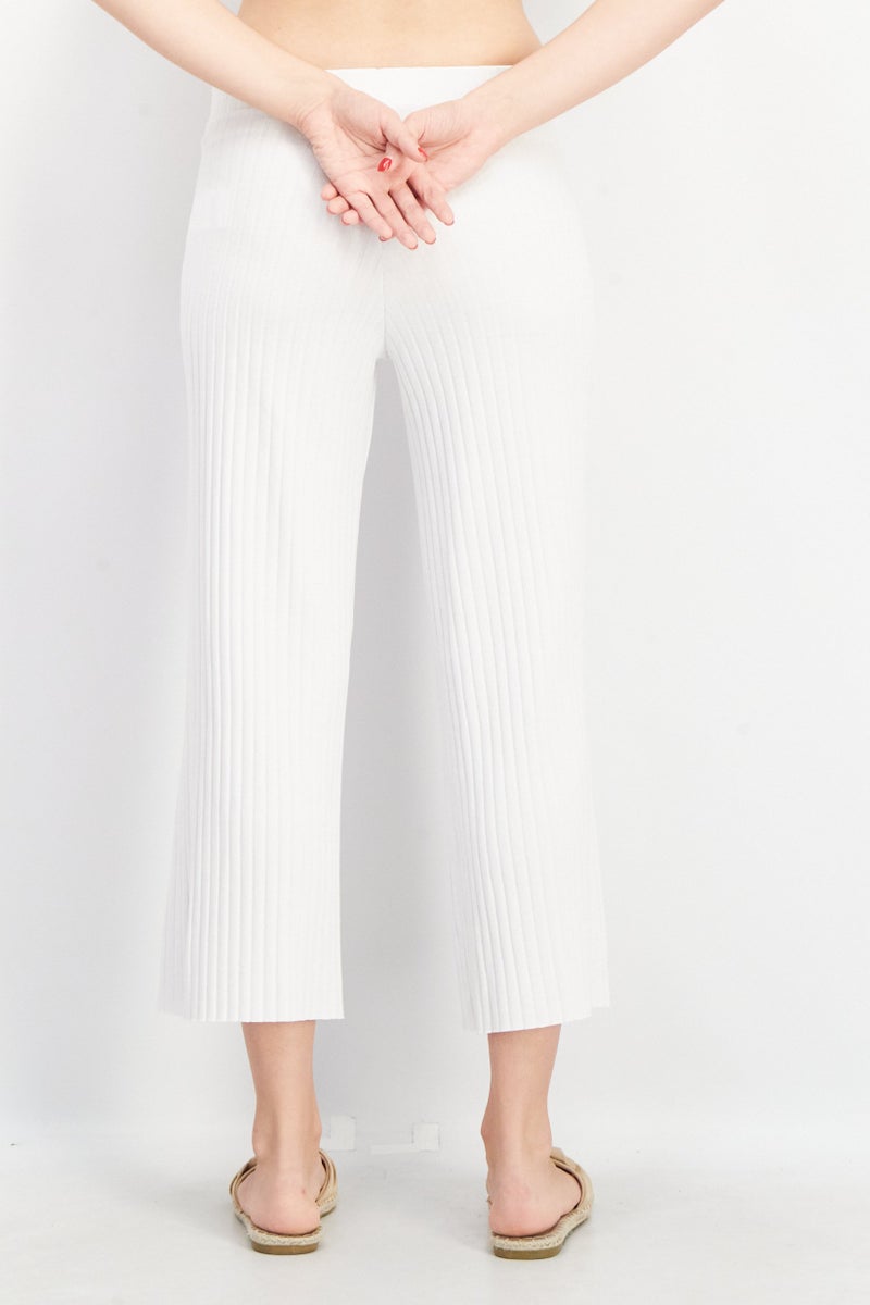 Don't Call Me Jennyfer Women Regular Fit Textured Palazzo Pants, White  - Image 2