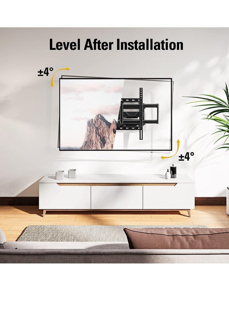 TV Wall Mount for Most TV, Full Motion TV Mount with Swivel and Tilt, TV Bracket with Articulating Dual Arms - Image 4