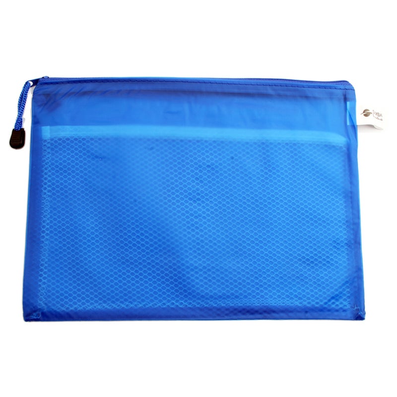 Simba File Protctor with Zipper Smash Blue B4 Model S6645-3