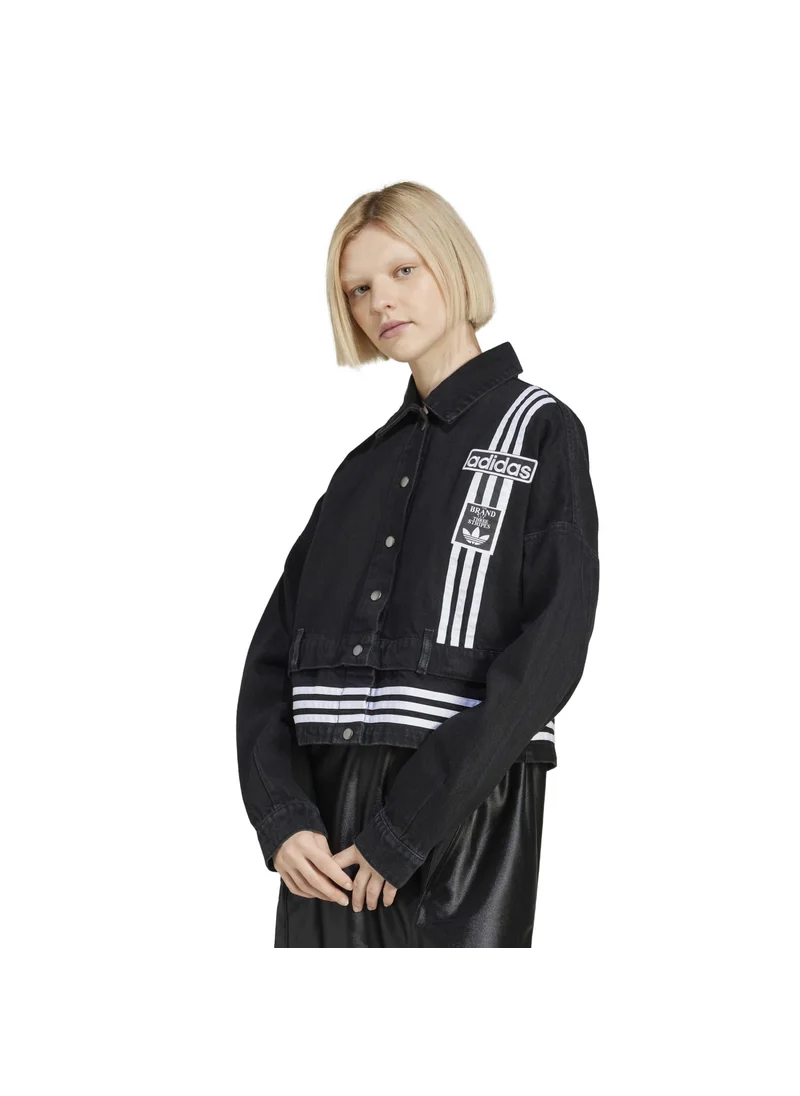اديداس adidas DENIM TRACK TOP Black Originals Women JACKETS