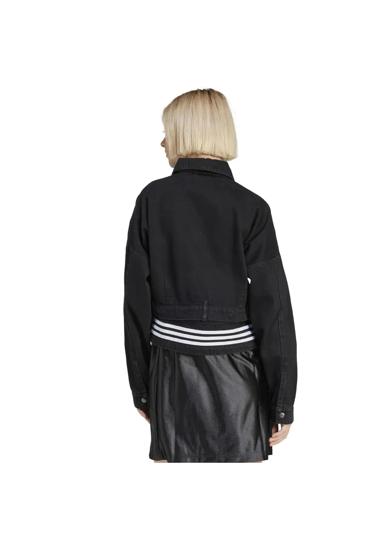 اديداس adidas DENIM TRACK TOP Black Originals Women JACKETS