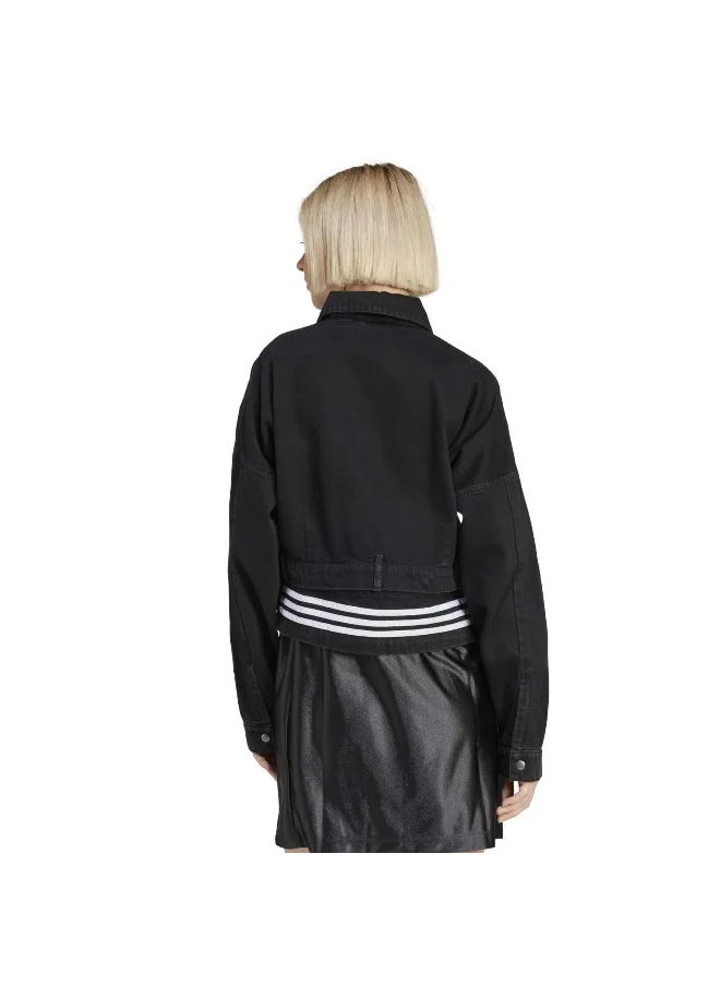 adidas Originals adidas DENIM TRACK TOP Black Originals Women JACKETS