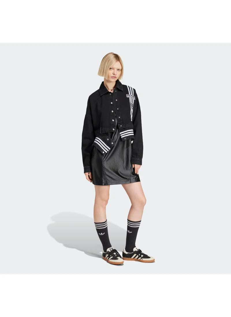Adidas DENIM TRACK TOP Black Originals Women JACKETS