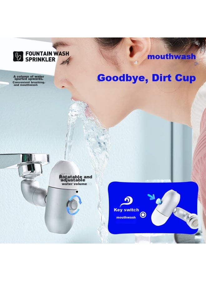 interhasa! Interhasa Universal Rotating Faucet Extender, Multifunctional Anti-splash Adapter, Washbasin Aerator Filter, Sink Spout - Image 3