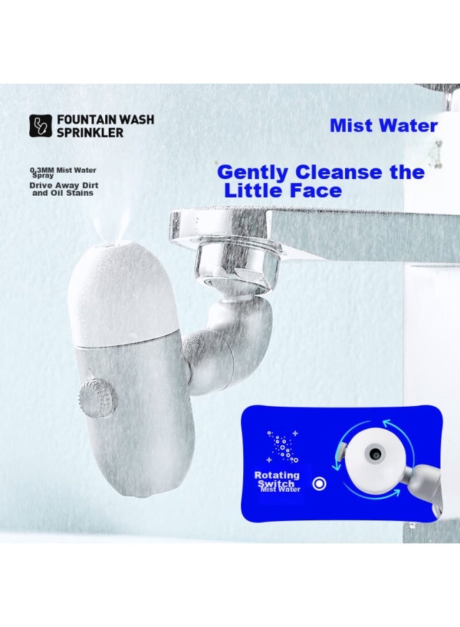 interhasa! Interhasa Universal Rotating Faucet Extender, Multifunctional Anti-splash Adapter, Washbasin Aerator Filter, Sink Spout - Image 4