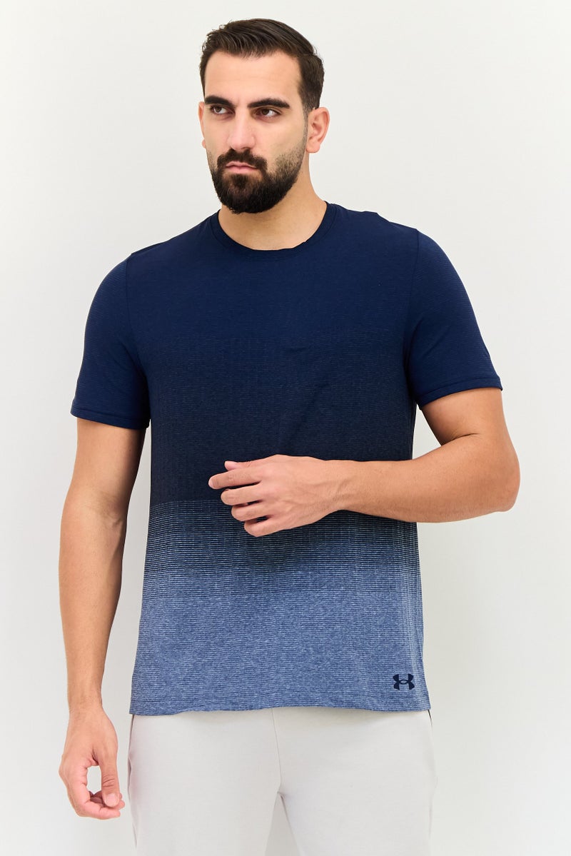 UNDER ARMOUR تي شيرت تدريب قصير الأكمام للرجال، متعدد الألوان - Image 1