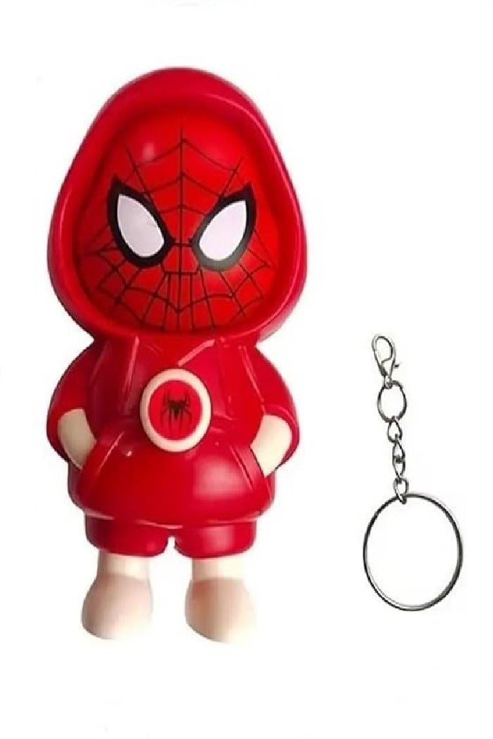 Spider-Man Face Changing Toy Key Holder Cartoon Character Keychain Spider-Man for Gift and Decor  - Image 1