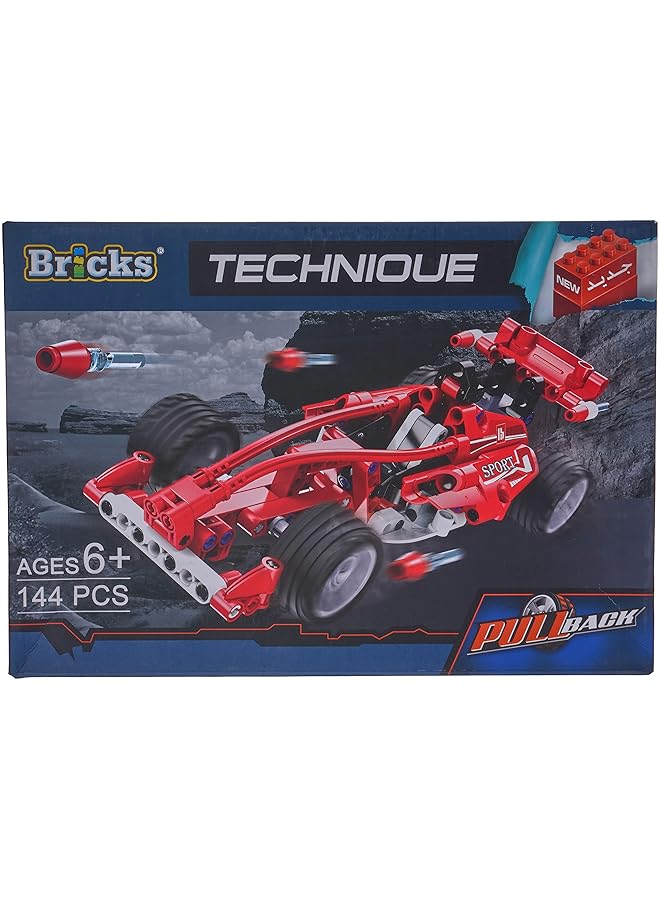 Bricks Blocks Technique 144Pc Building Blocks Set C52016 C52017 Kid 7Cm (H) X 23Cm (W) X 10Cm (D) - Image 1