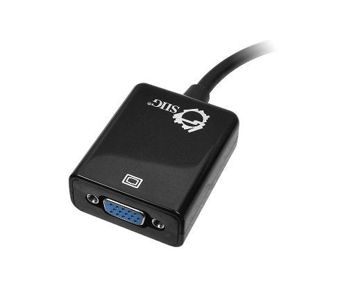 SIIG DisplayPort to VGA Adapter (CB-DP0082-S1),Black - Image 2