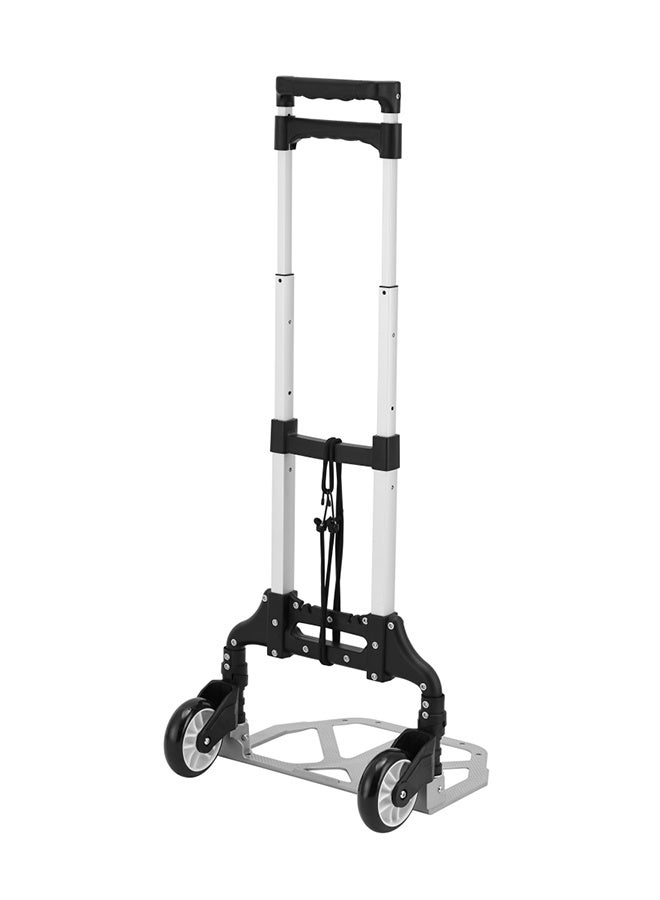 BMB tools Foldable Hand Trolley - Folding Hand Truck, Sack Truck Hand Trolley Cart, Lightweight Portable Luggage Dolly with 70Kg/150Lbs Capacity, Adjustable Handle - for Travel, Office, Shopping Use (Black) - Image 4