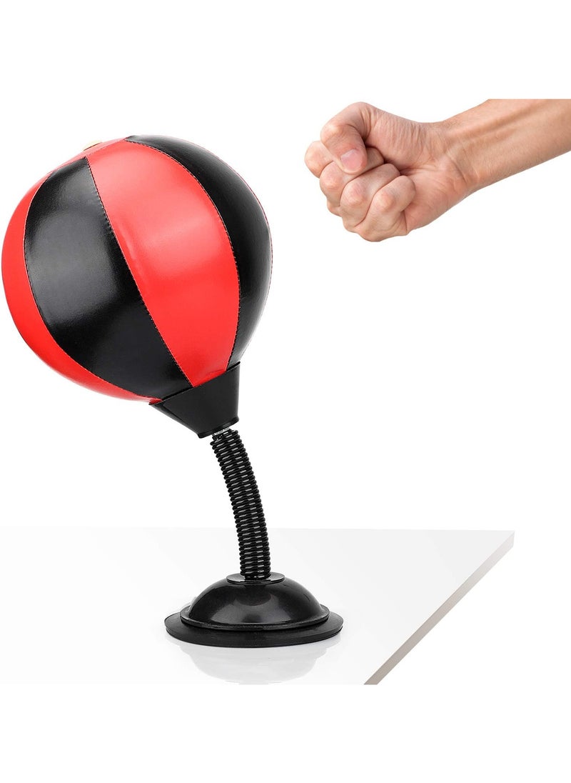 ECVV Desktop Punching Bag 45.5CM | Boxing Sports Punching Tool Desktop Punch Balls Bags Punching Bag Speed Ball Stand Boxing Training Boxer Practice Tools  - Image 1