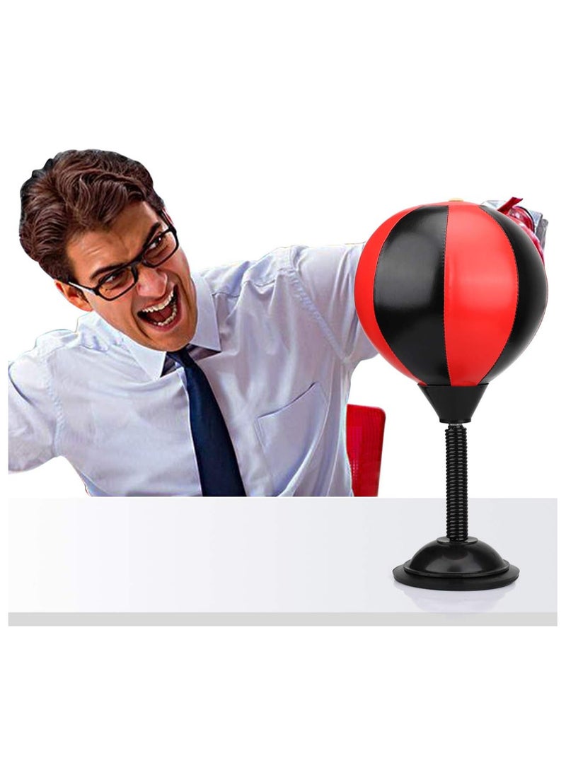 ECVV Desktop Punching Bag 45.5CM | Boxing Sports Punching Tool Desktop Punch Balls Bags Punching Bag Speed Ball Stand Boxing Training Boxer Practice Tools  - Image 2