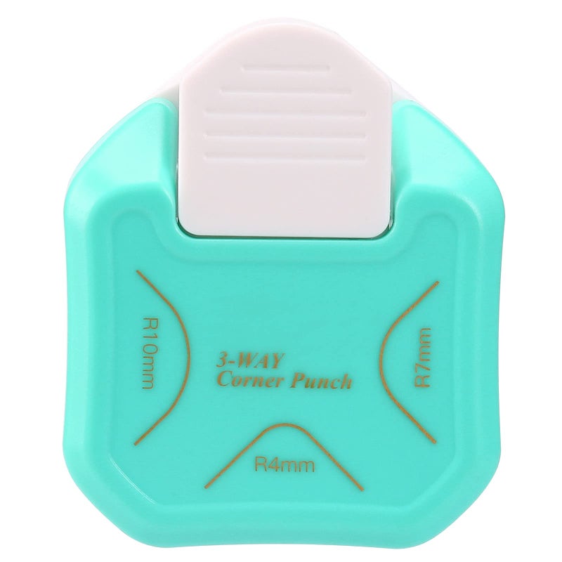 LOONENG 3 Way Rounded Corner Punch, 4mm, 7mm, 10mm 3 in 1 Corner Cutter for Paper Crafts, Laminator, Cardstock, DIY Projects, Photocards, Card Making and Scrapbooking - Image 1
