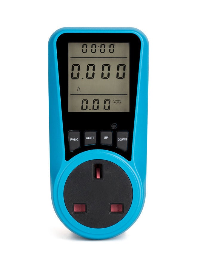 نيبمينينت مقبس لقياس الطاقة الكهربائية مزودٌ بشاشة LCD . أزرق/أسود  - Image 1