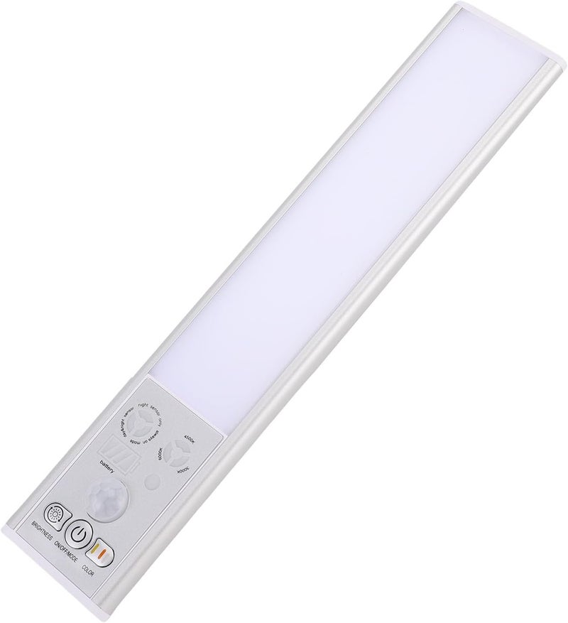banapoy Under Cabinet Lights, Rechargeable Motion Sensor Closet Lamp with 3 Color Temperature, Day Night Sensing, Under Counter Night Lights for Kitchen, Stair, Hallway, 30cm - Image 3