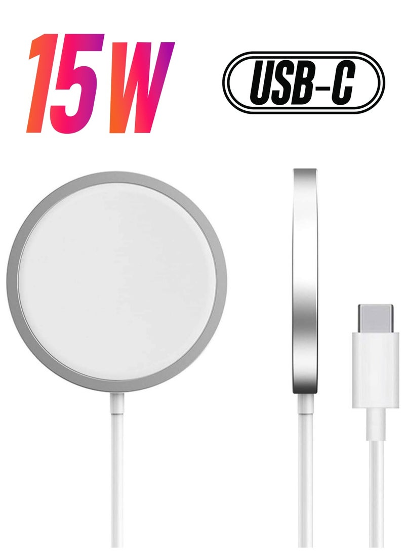 Apple Mag Safe Charger Qi/PMA for iPhone 13 Pro iPhone 13 Pro Max iPhone 13 mini iPhone 13  - Image 1
