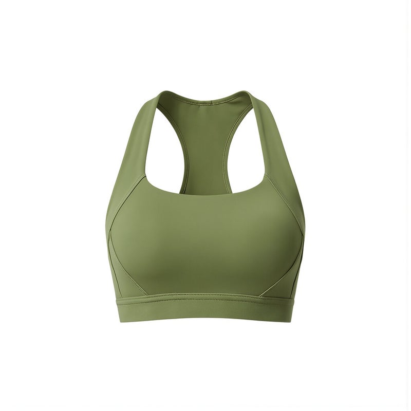 Sports Bra For Women Beginner Postpartum Gentle Support Comfort Yoga Bra S Beige - Image 1