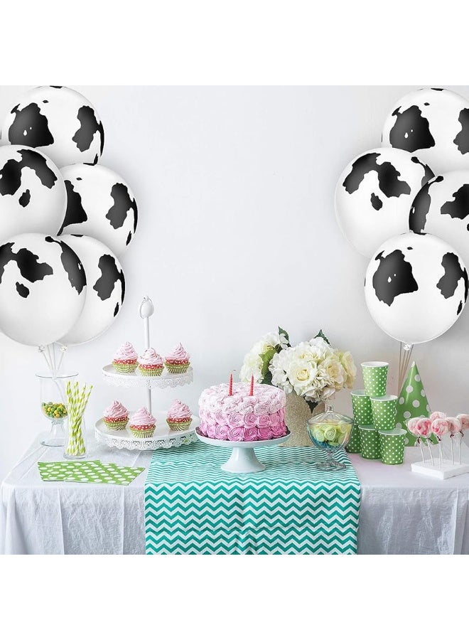 Gejoy Cow Balloons Latex Balloons Funny Print Cow Balloons for Birthday Party Supplies Decorations (24 Pieces) - Image 3