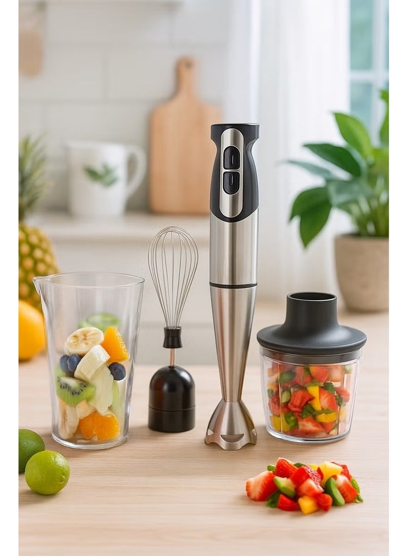 توسكانا يو هاند بلندر،خلاط كهربائي خلاط يدوي كهربائي 4 في 1 خلاط محمول ، مفرمة ، خلاط ، 850 واط و سعة 500 مل ST-4331 - Image 1