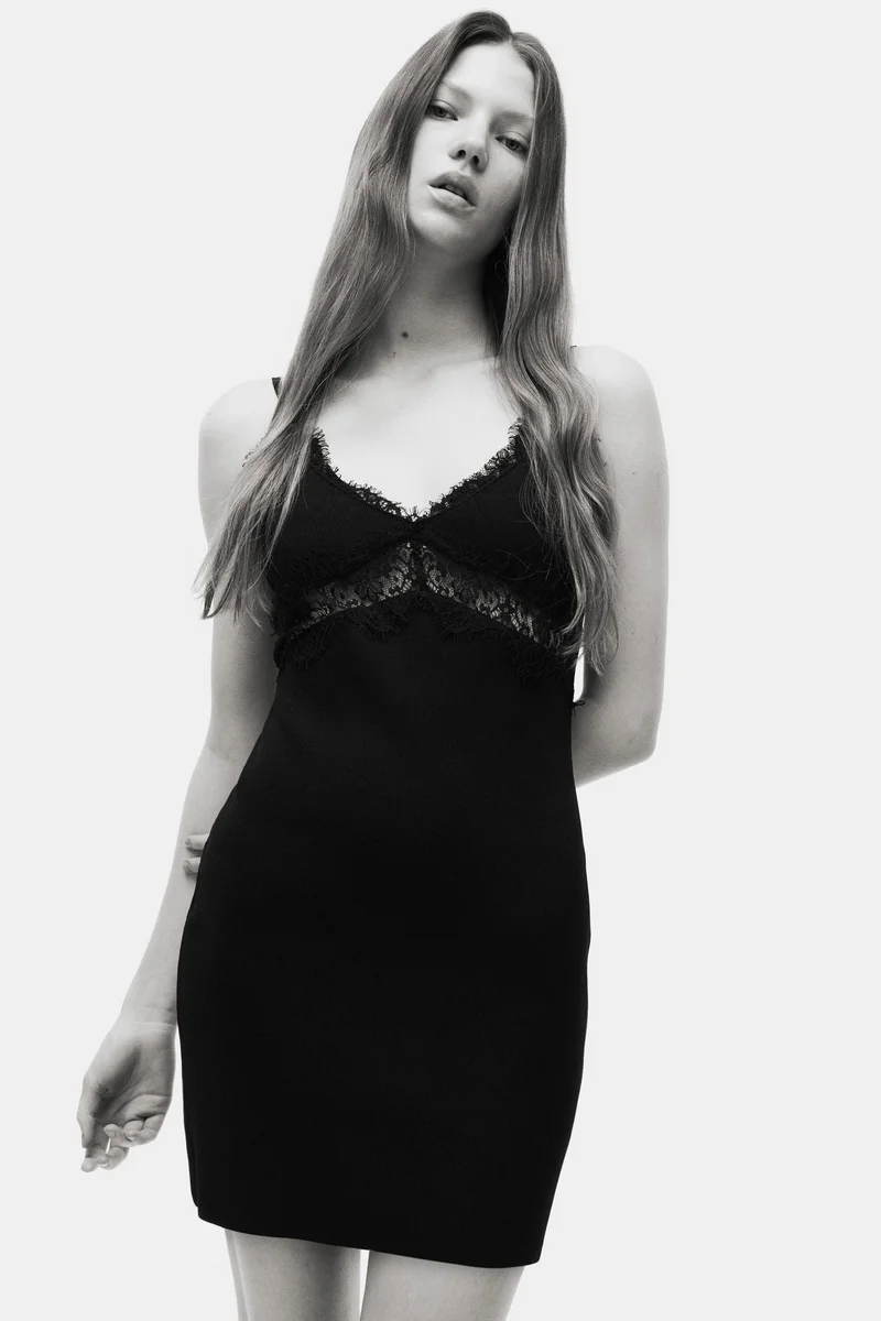 H&M Lace detail dress