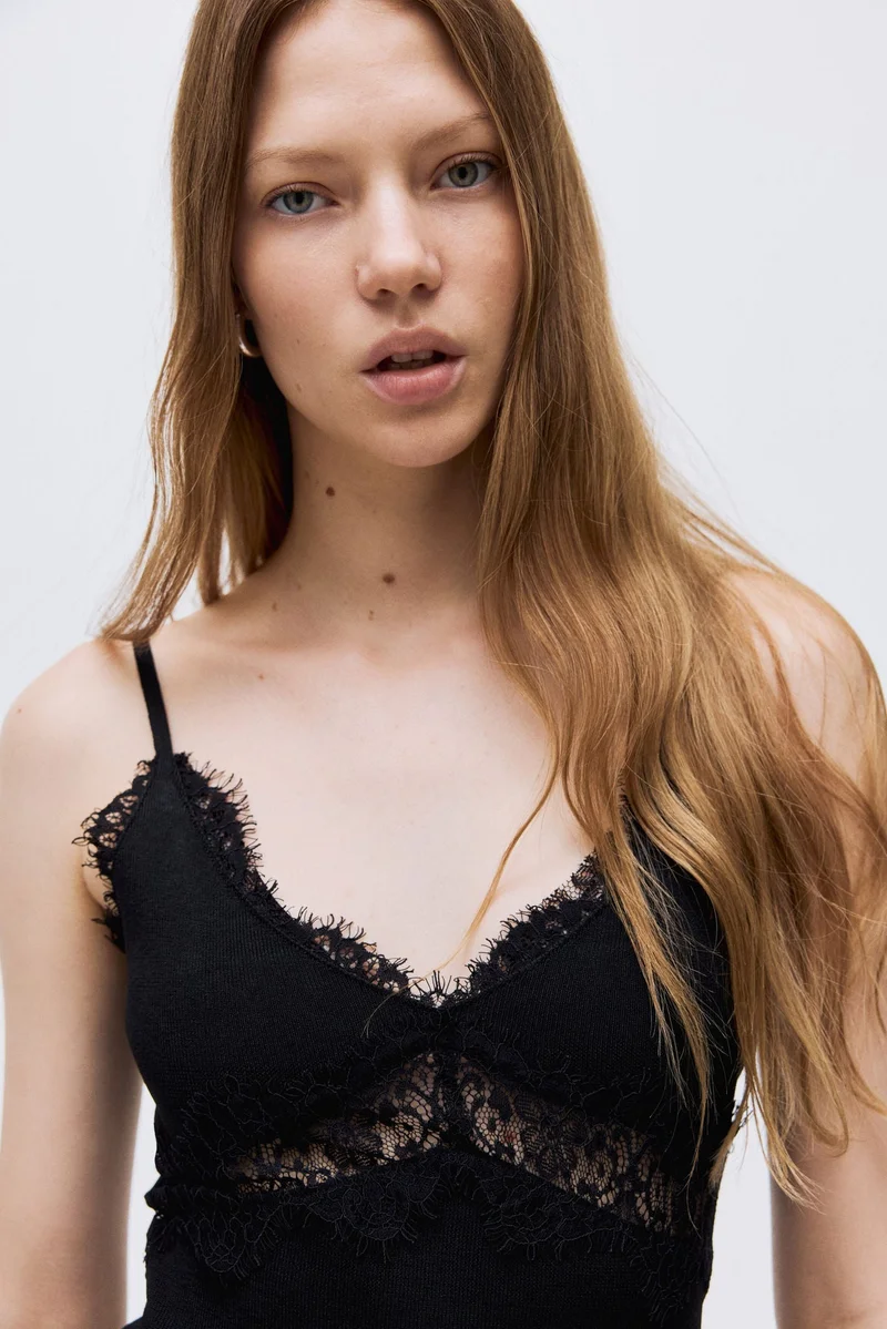 H&M Lace detail dress