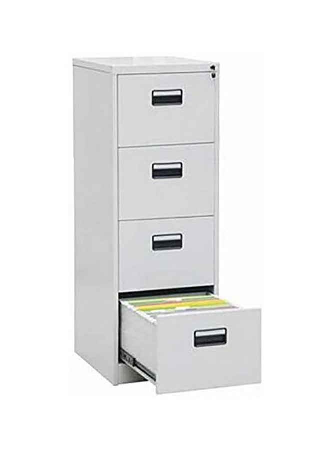 KARNAK 4 Doors Drawers Locker Steel Metal Storage Cabinet With Keys For Home Office School And Private Room Home Office, Hotel, Apartment, Office Building, Hospital, School, Sports Venues, Warehouse, Worksho  - Image 1