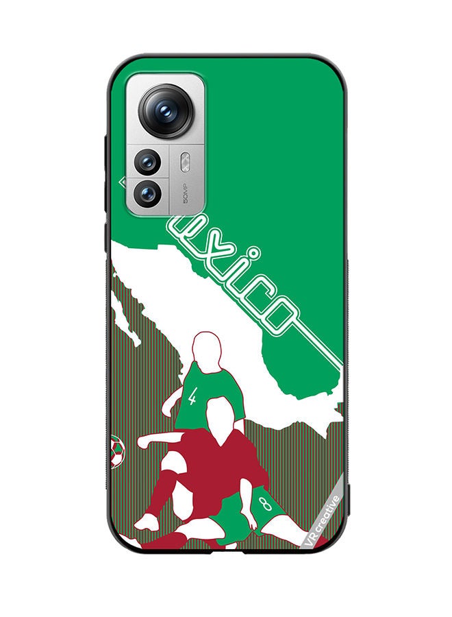 VR CREATIVE Protective Case Cover For Xiaomi 12X Mexico Football Soccer Players Design Multicolour - Image 1