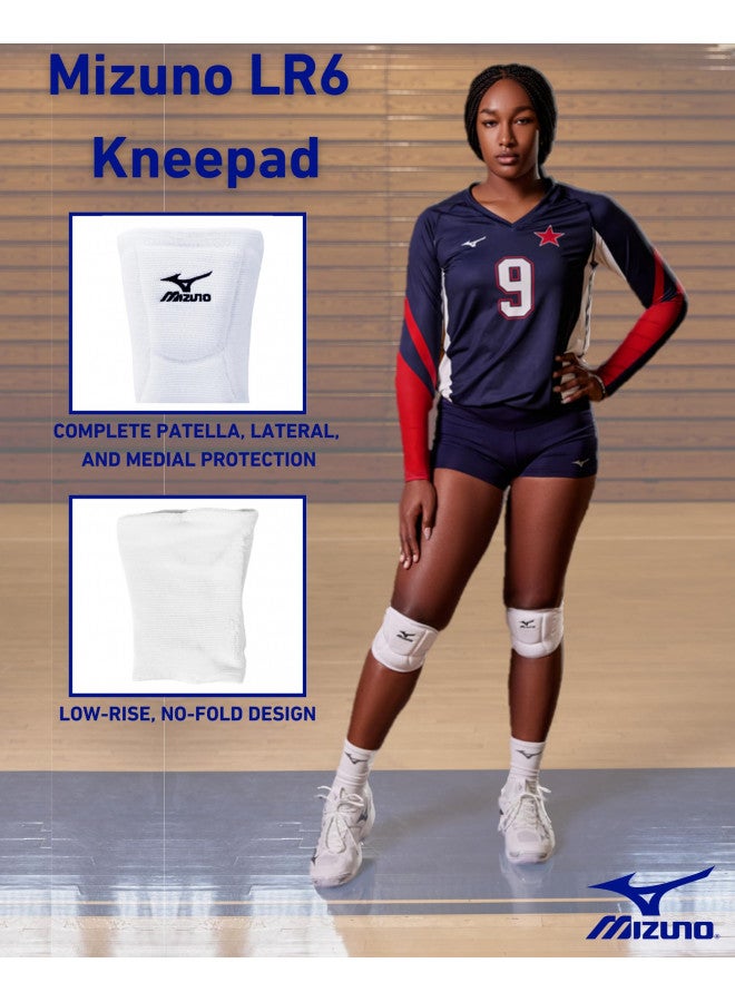 Mizuno LR6 Volleyball Kneepad, White, Large - Image 5