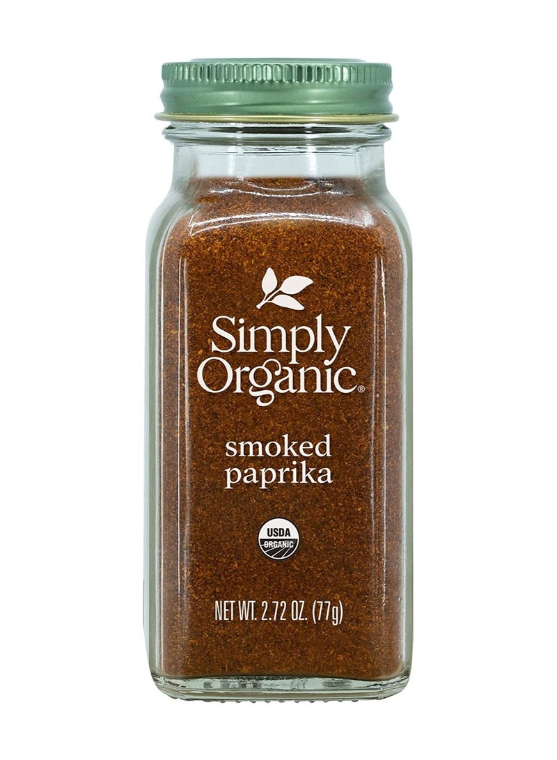 Simply Organic smoked paprika has a delicious taste that is used in preparing food