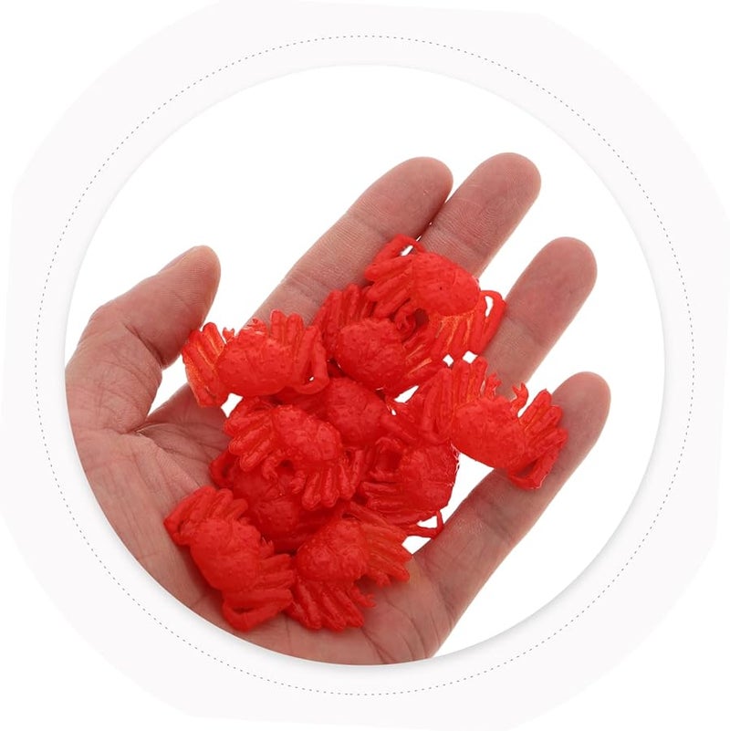 Realistic Artificial Crab Figurines 10Pcs Ocean Animal Models Decorative Props - Image 5