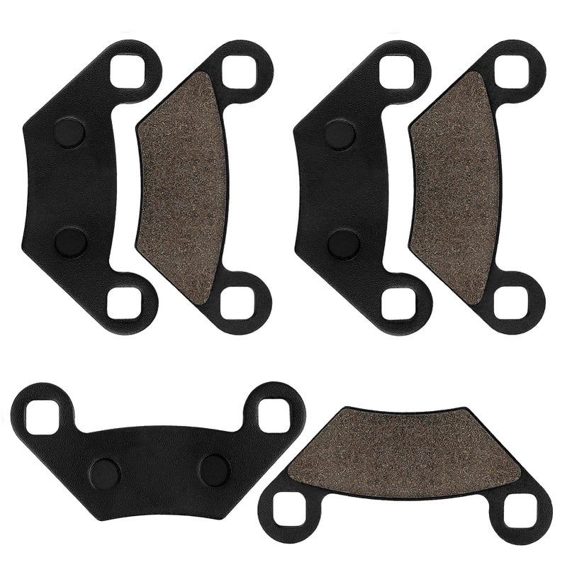 LOCOPOW Brake Pads For Polaris Sportsman 850 550 500 X2 XP Touring 2009 2010 2011 2012 2013 2014 2015 2016 2017 2018 20192024Front and Rear