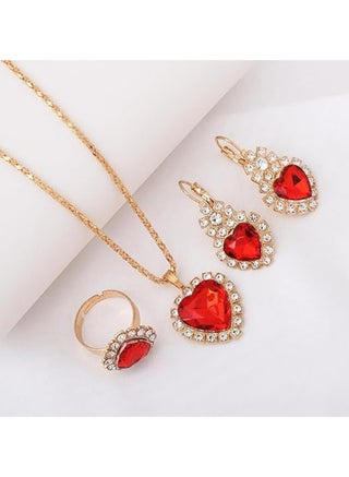 Women Watch Sets,4 Pcs Luxury Fashion Women Watch Set Alloy Strap Ladies Quartz Wristwatch Rhinestone Alloy Bracelet - view 3