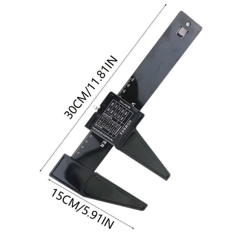 0 140 Mm Vernier Caliper Human Measuring Instrument Elbow Ruler 1pc - Image 3