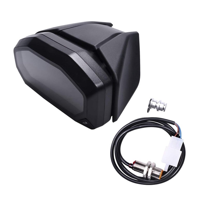 DEMULAX Motorcycle LCD Speedometer and Odometer - Image 1