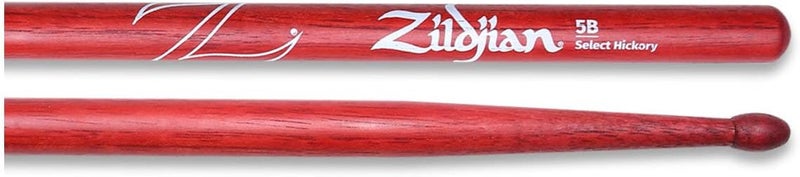 Zildjian عصا الطبول زيلجيان Z5AR 7A من الخشب الهكوري - أحمر - Image 2